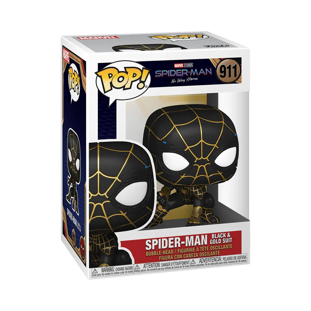 Funko POP Marvel Spider-Man Black and Gold Suit 3.75 inches | Action Figure for Kids 3-6 - main product image