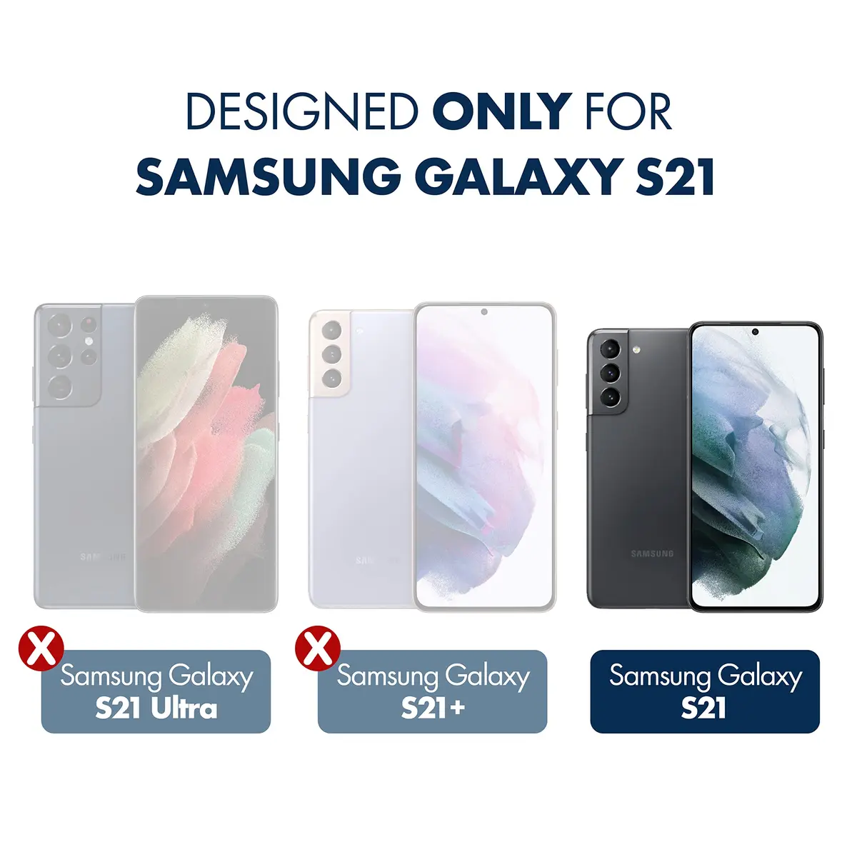 ArmorSuit Clear 2 Pack Screen Protector for Samsung Galaxy S21 (6.2-INCH) | Ultra HD Film - view 2