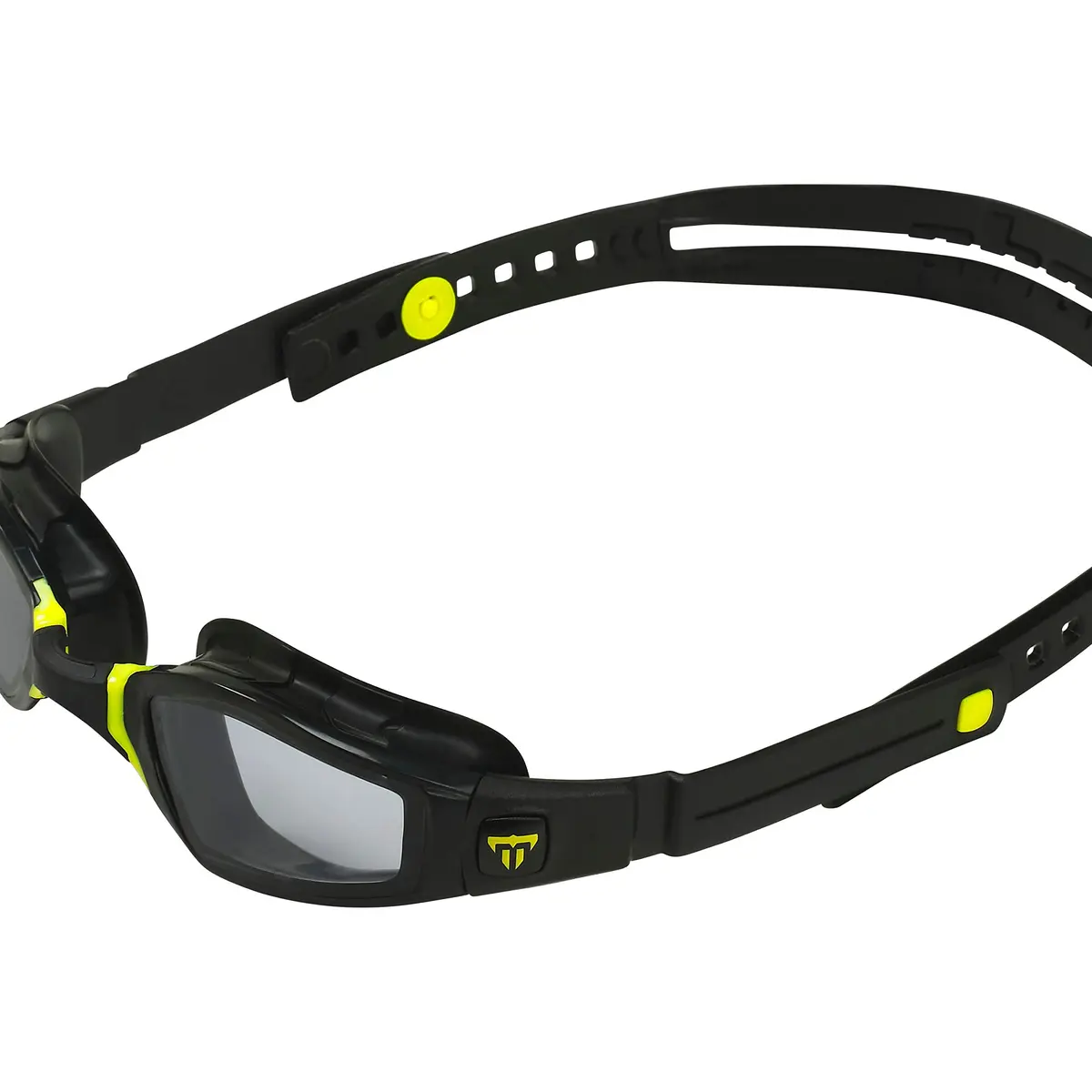 Phelps Ninja Competitive Swim Goggles Smoke Lens Black & Yellow Frame | Anti-Fog UV Protection - view 5