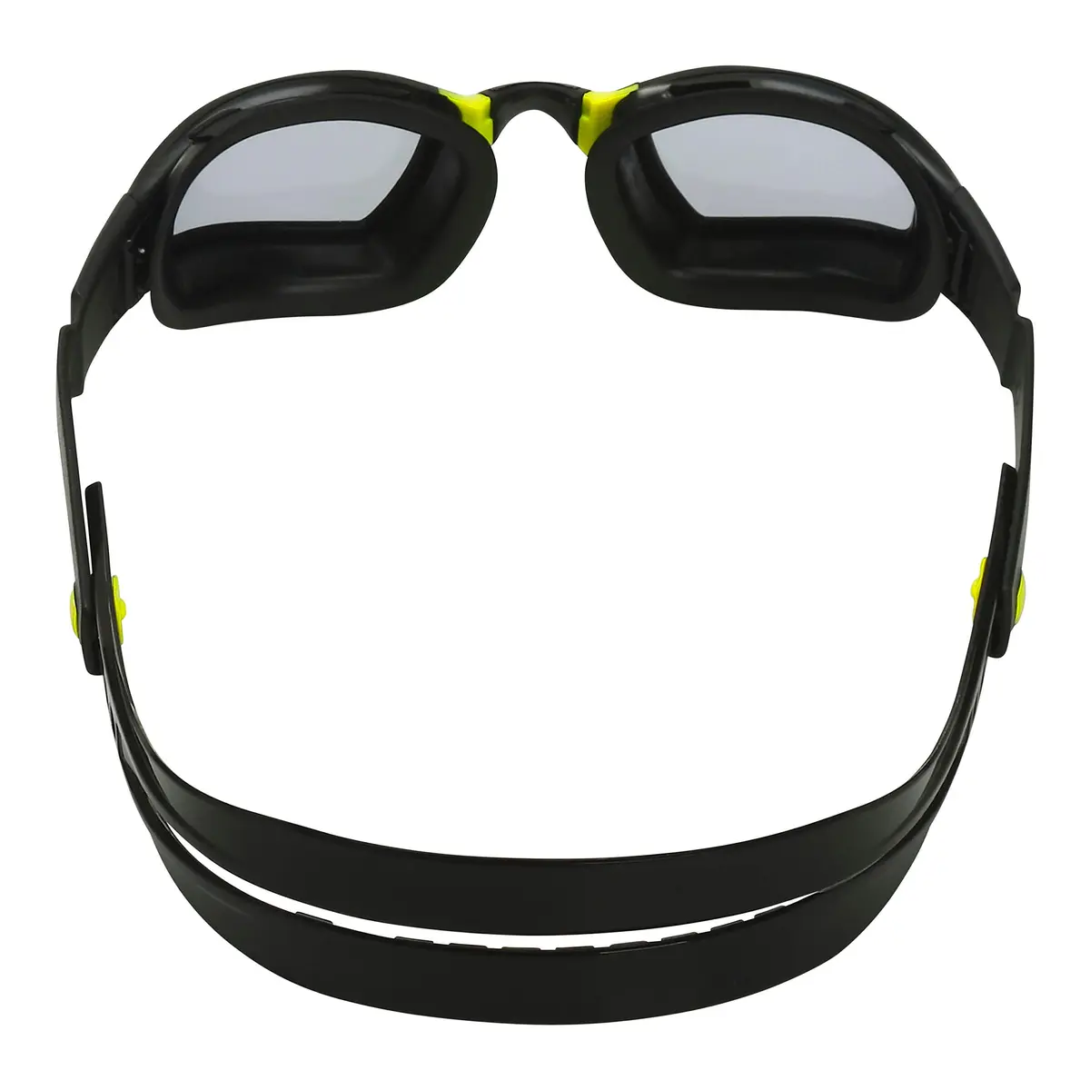 Phelps Ninja Competitive Swim Goggles Smoke Lens Black & Yellow Frame | Anti-Fog UV Protection - view 4