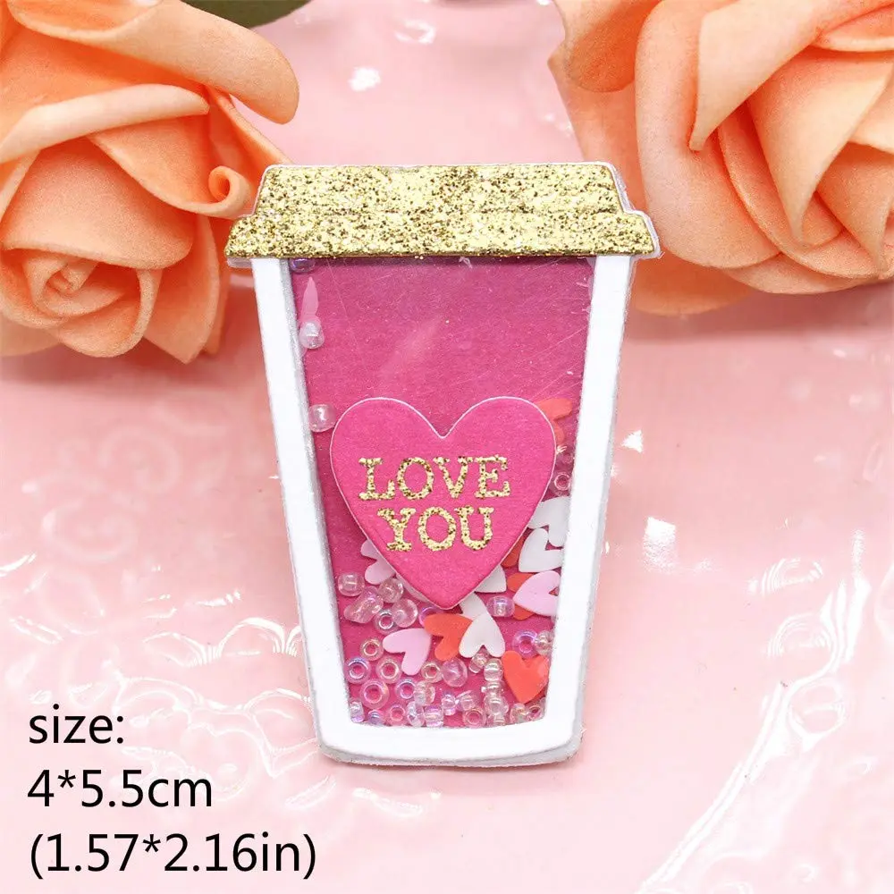 KSCRAFT Layering Coffee Cup Shakers Metal Dies 7.0cm (2.75in) | DIY Scrapbooking & Embossing - view 5