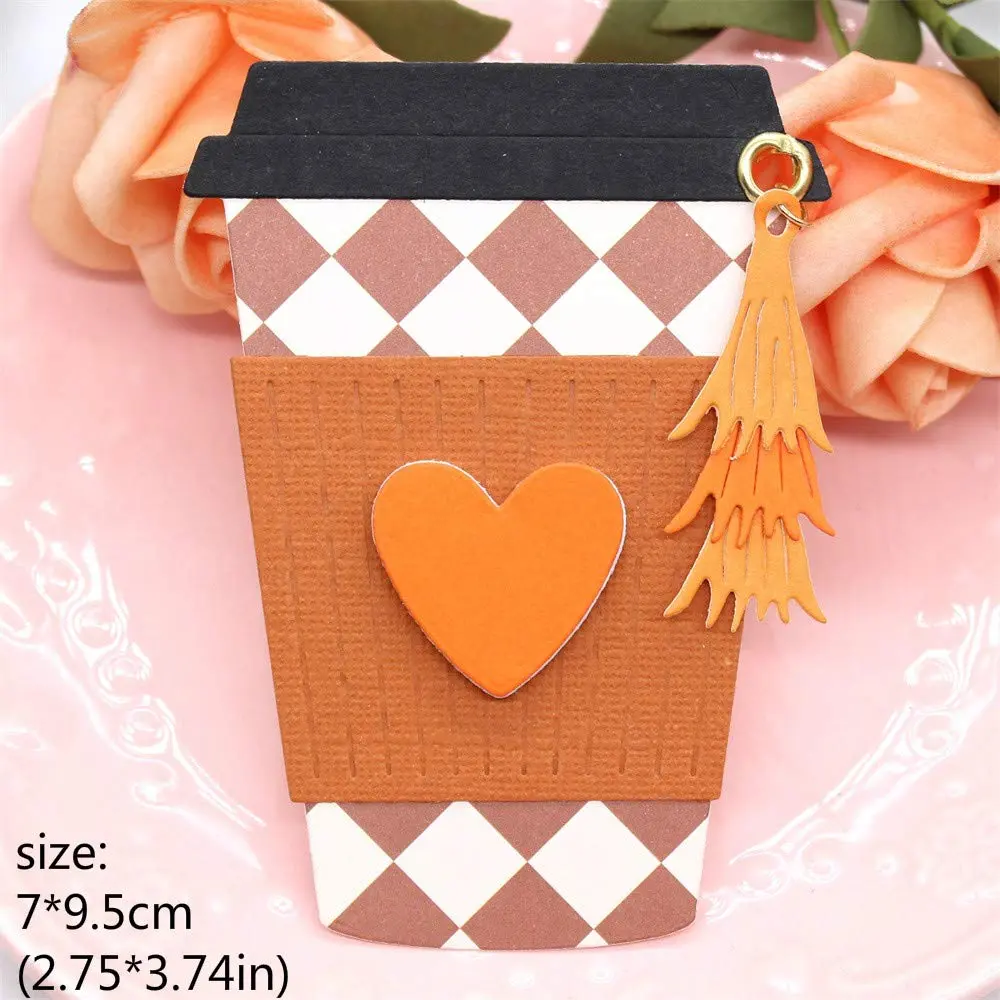 KSCRAFT Layering Coffee Cup Shakers Metal Dies 7.0cm (2.75in) | DIY Scrapbooking & Embossing - view 3