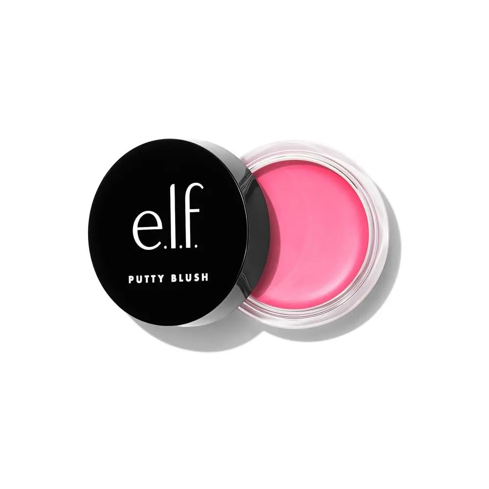 e.l.f. Putty Blush, Creamy & High-Pigment Formula for a Natural Glow, Bora Bora | Semi-Matte & Powder Finish - main product image