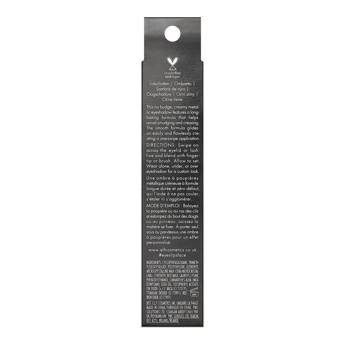 e.l.f. No Budge Shadow Stick Perfect Pearl Metallic Cream Eyeshadow Stick 0.05 oz (1.4g) | High-Pigment, Long-Lasting Wear - view 5