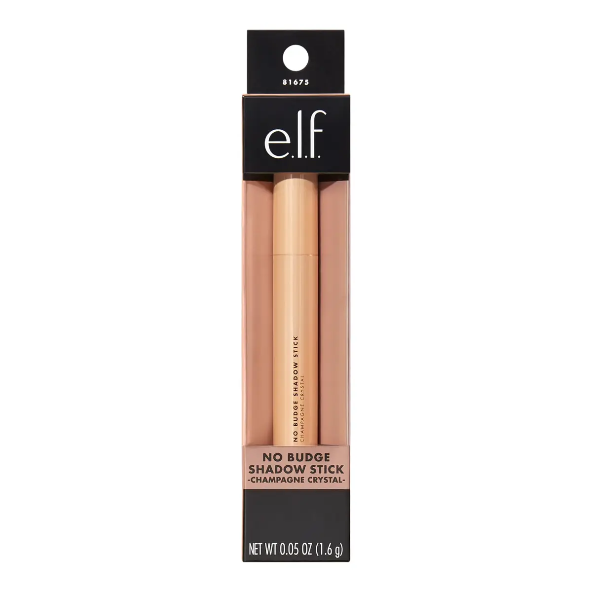e.l.f. No Budge Shadow Stick Champagne Crystal | Long-Lasting Metallic Cream Eyeshadow Stick - view 4