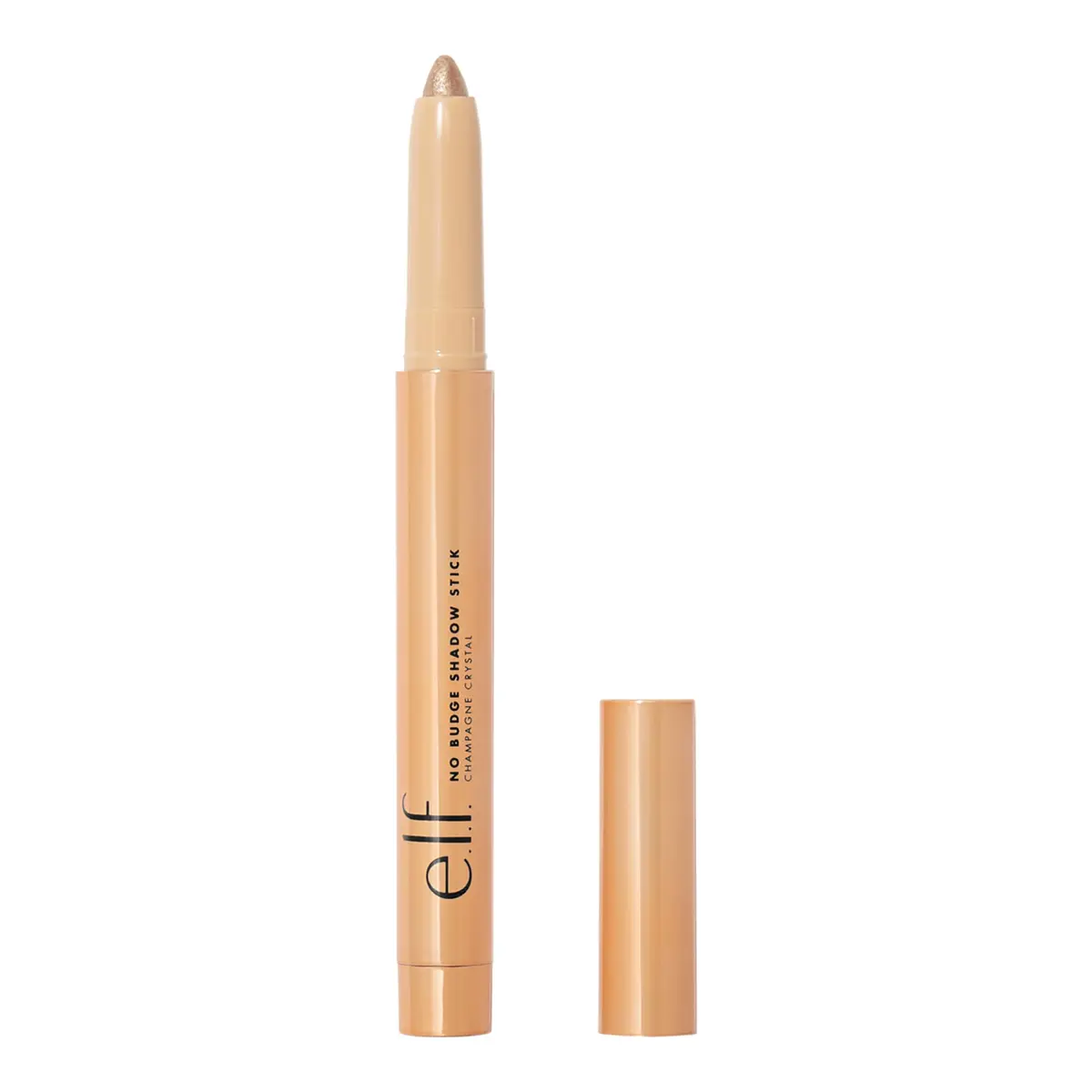 e.l.f. No Budge Shadow Stick Champagne Crystal | Long-Lasting Metallic Cream Eyeshadow Stick - main product image