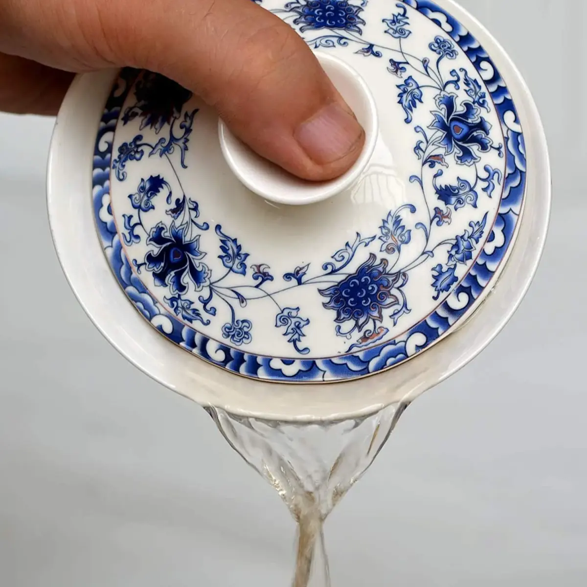 Eplze 300ml (10oz) Ceramic Gaiwan Teacup with Lid | Traditional Chinese Kung Fu Tea Ceremony - view 6