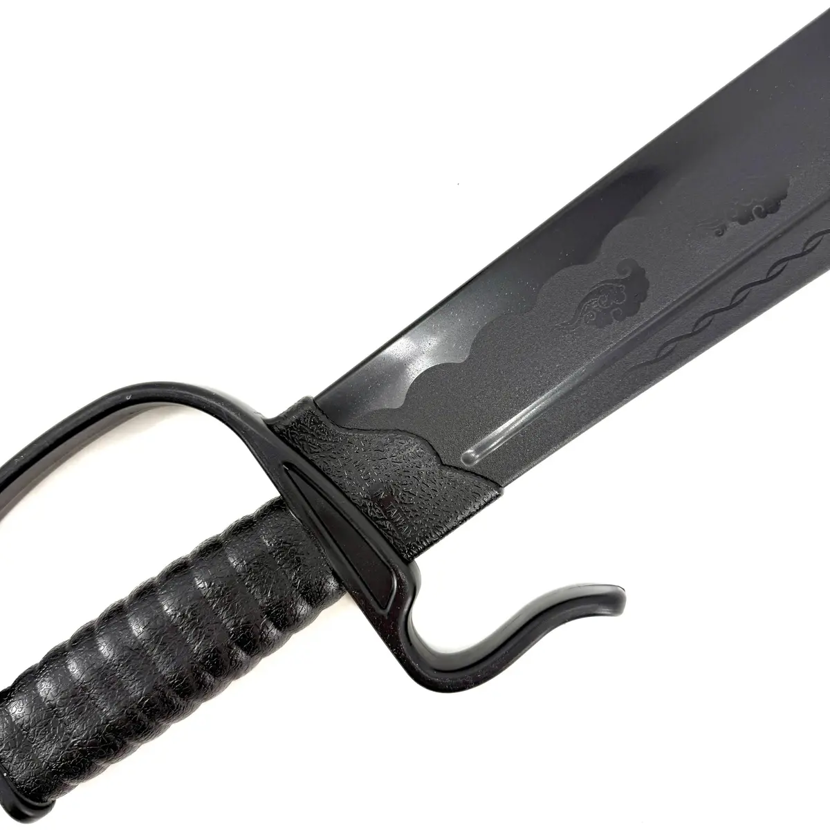 E-BOGU Polypropylene Wing Chun Black Sword Set of 2 (46 cm / 18 in) | Safe Practice Training Katana - view 2