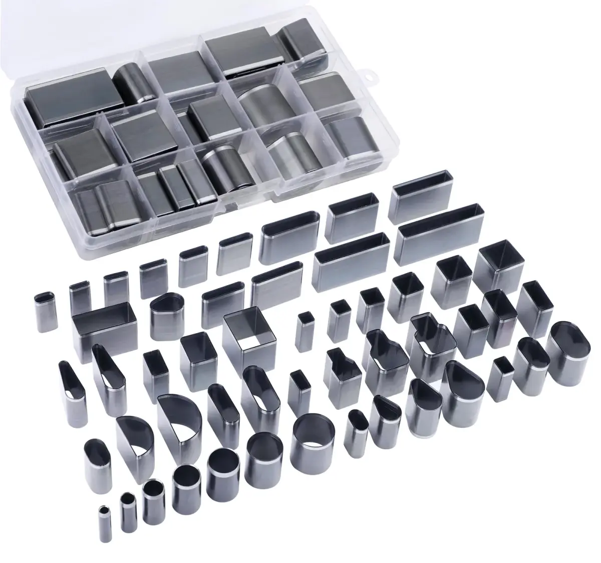 Yizzvb 52 Shape Style Leather Hole Punch Set | Alloy Steel Craft Tool - main product image