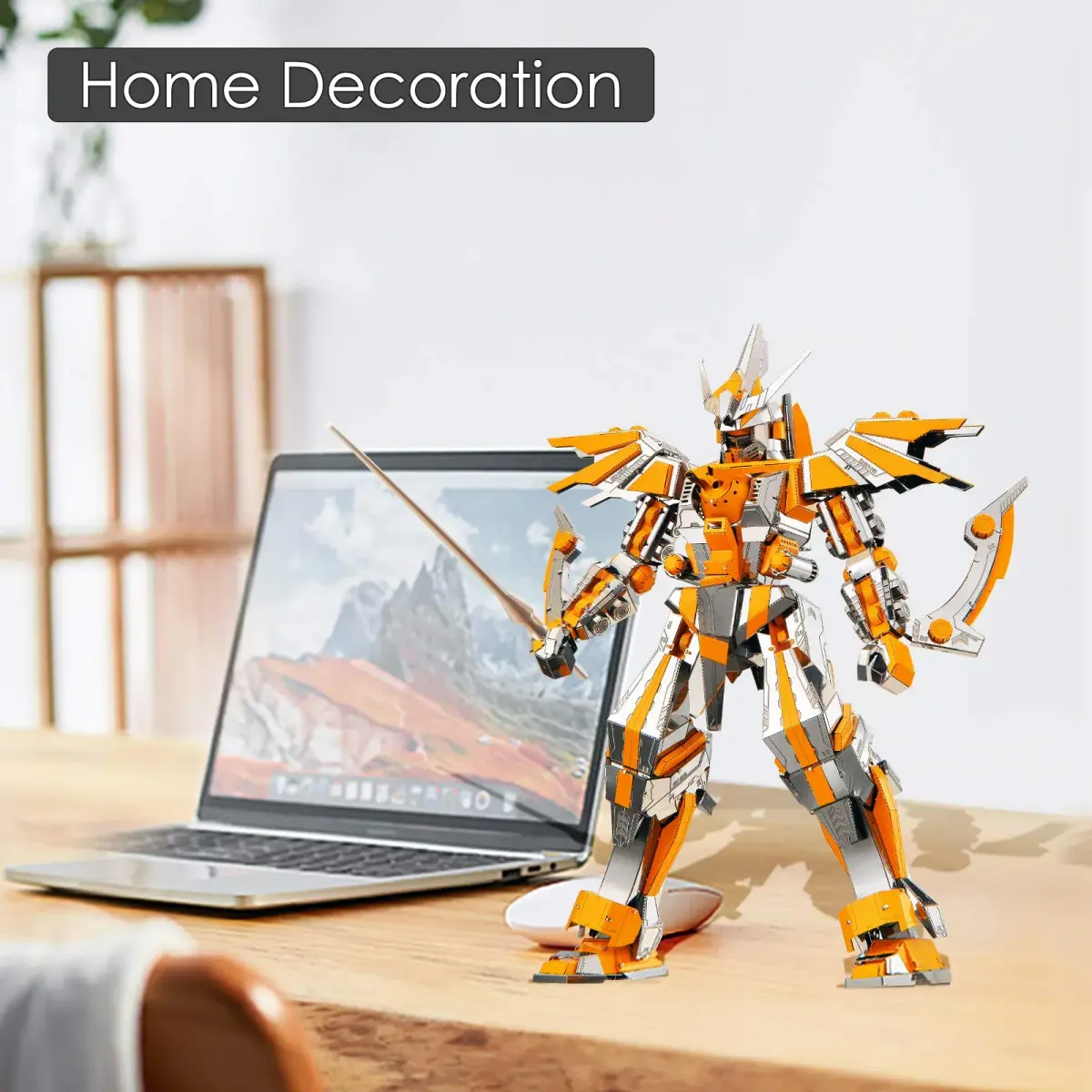 Piececool Crescent Blade Armor 3D Metal Puzzle Model Kit 285 Pcs | Challenging DIY Building Toy for Adults & Teens - view 5