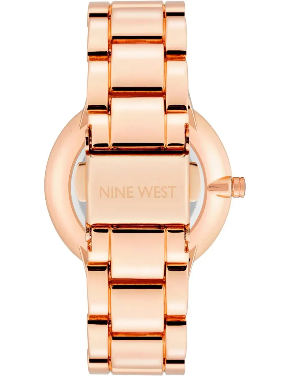 Nine West Women's Crystal Accented Bracelet Watch 36mm (1.42in) | Japanese Quartz Movement - view 4