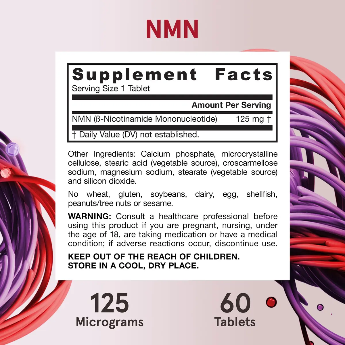 Jarrow Vegan NMN 125 mg | NAD+ Precursor for Healthy Aging & Energy - view 5