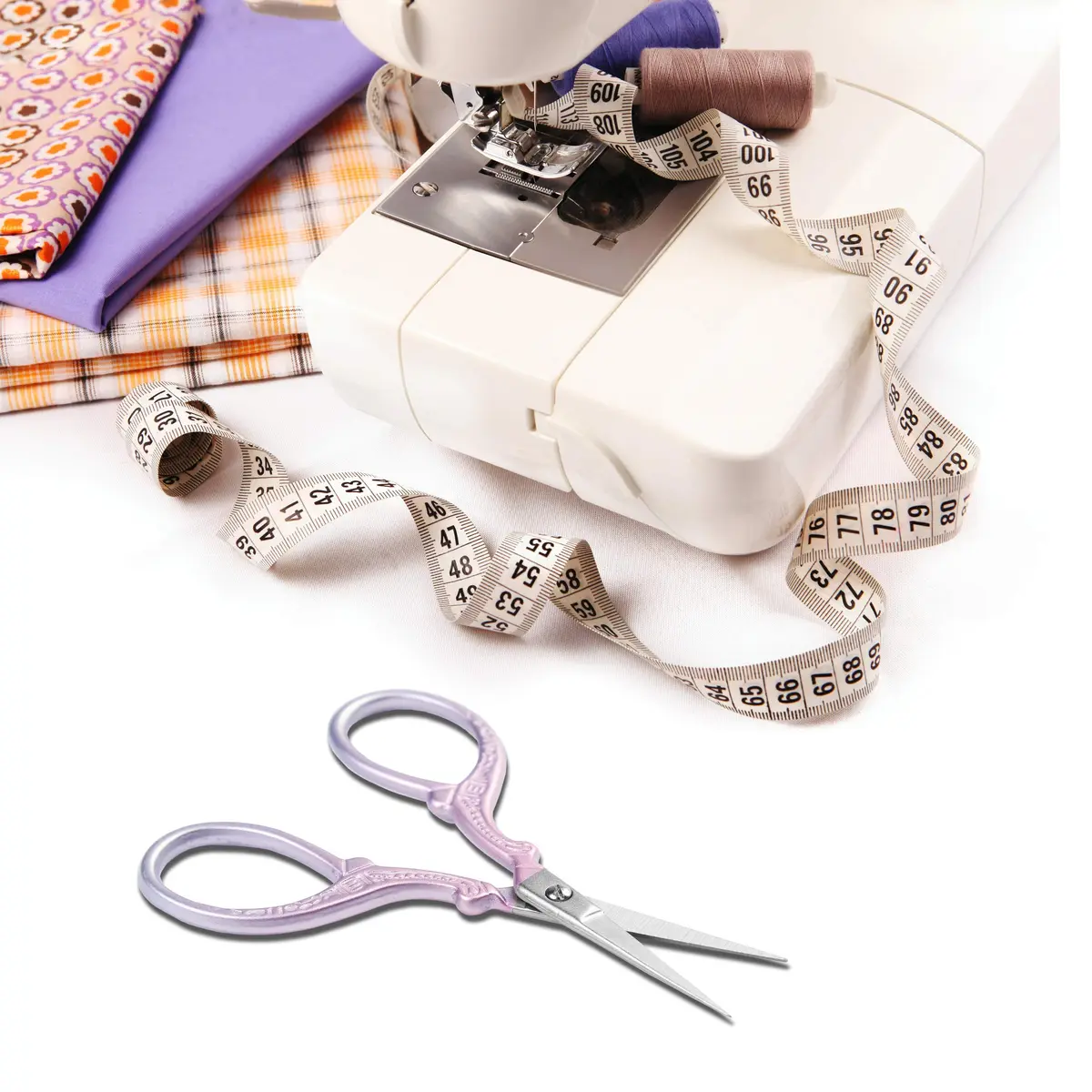 Hisuper Embroidery Scissors Stainless Steel Sharp 3.6 inch (9.1 cm) with Leather Cover - view 5