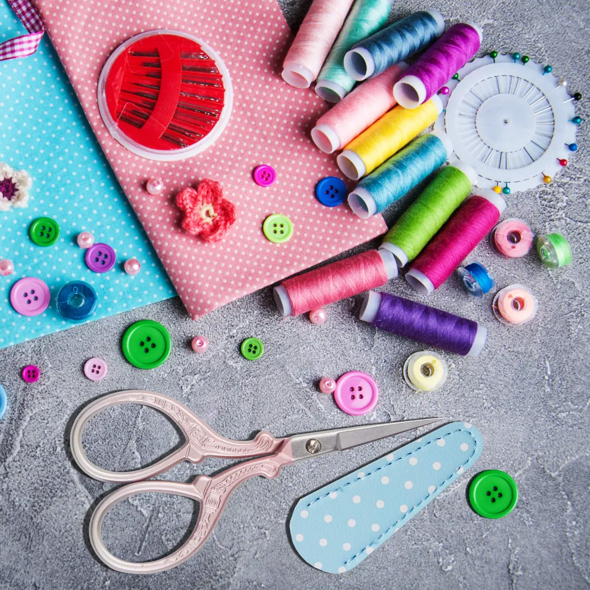 Hisuper Embroidery Scissors Stainless Steel Sharp 3.6 inch (9.1 cm) with Leather Cover - view 6