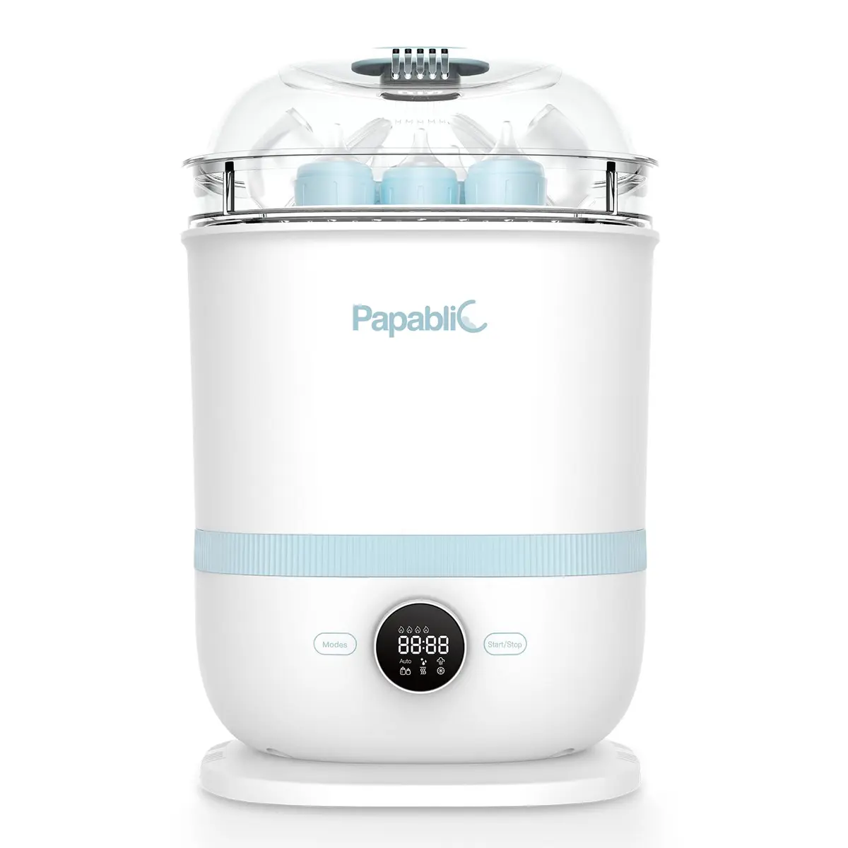 Papablic Bottle Sterilizer and Dryer Pro Max 13 Bottles Large Capacity | 5-in-1 Baby Care Device - main product image