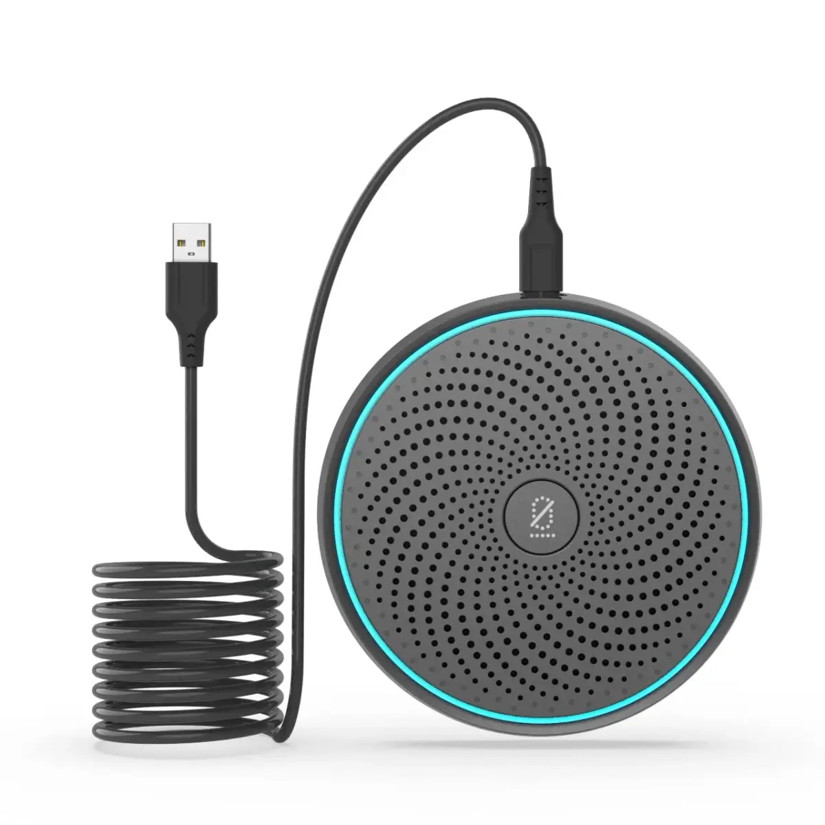 ANSTEN Conference USB Microphone, Omnidirectional Condenser PC Mic with Mute Function | 50g (1.76oz) - main product image