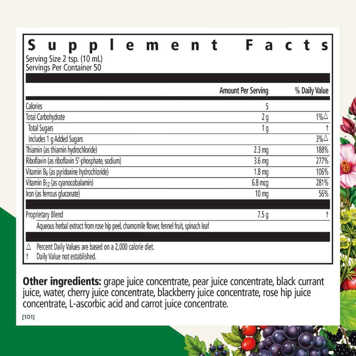 Floradix Floravital Liquid Iron Supplement, Vegan, Gluten-Free, 16.9 Fl Oz | Supports Iron Absorption & Energy - view 2