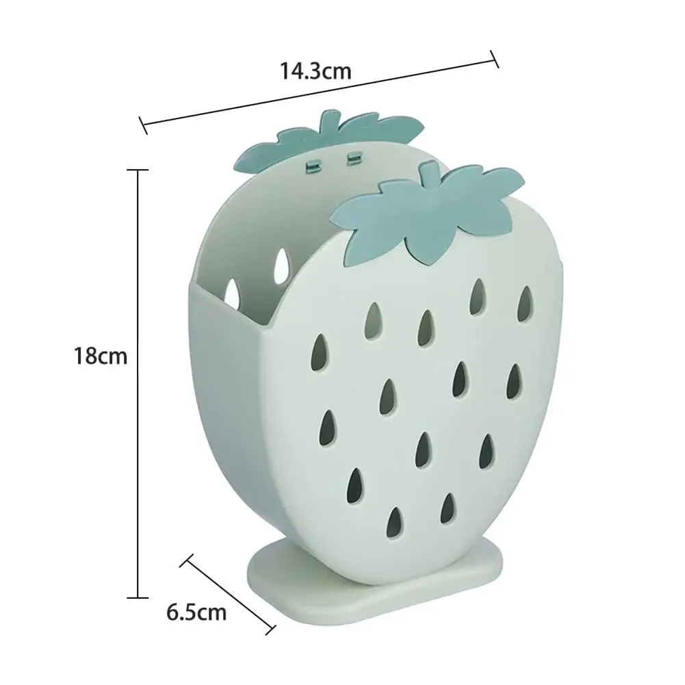 AKOAK Strawberry Chopsticks Stand 14.3cm (5.63 inch) | Kitchen Utensil Organizer with Fast Drainage - view 9
