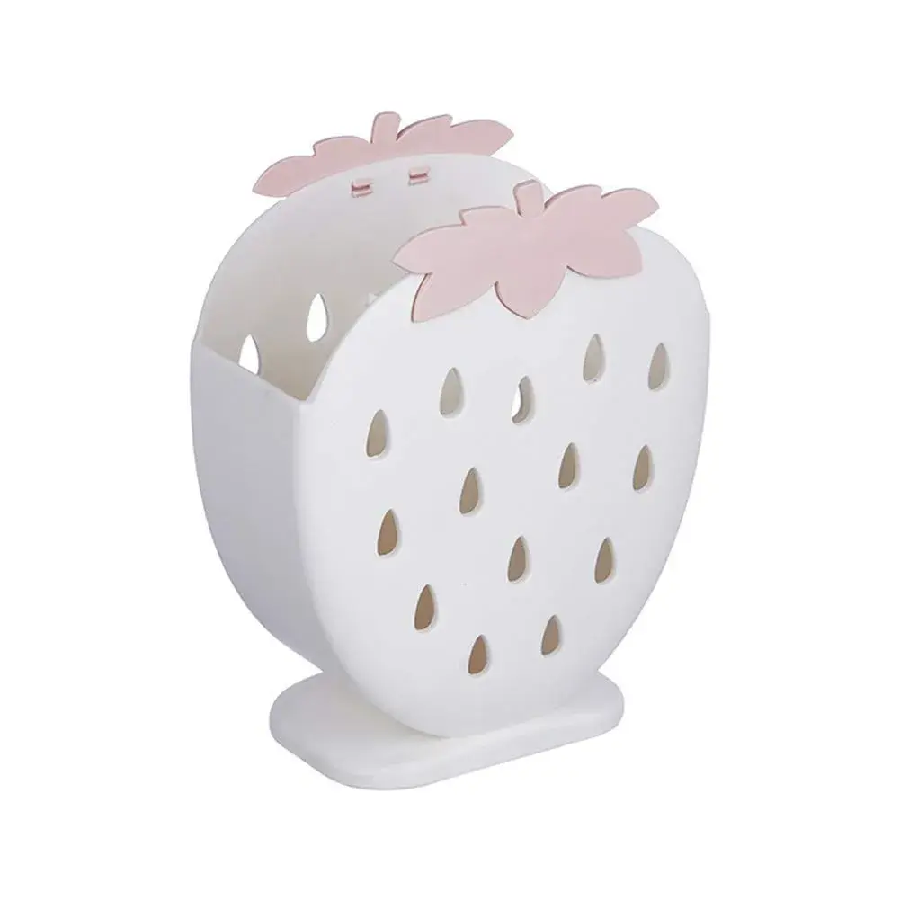 AKOAK Strawberry Chopsticks Stand Cutlery Holder 14.3cm (5.63 inch) | Dries Utensils Fast - main product image
