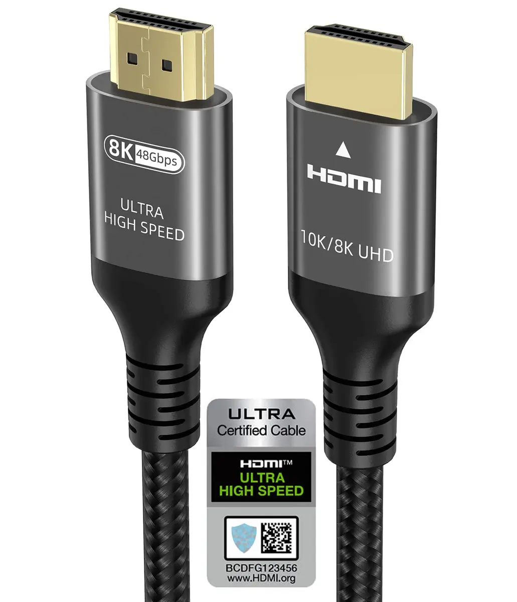 Ubluker Ultra High Speed HDMI 2.1 Cable 5m (16.4ft) | Certified 48Gbps 8K@60Hz, 4K@120Hz - main product image