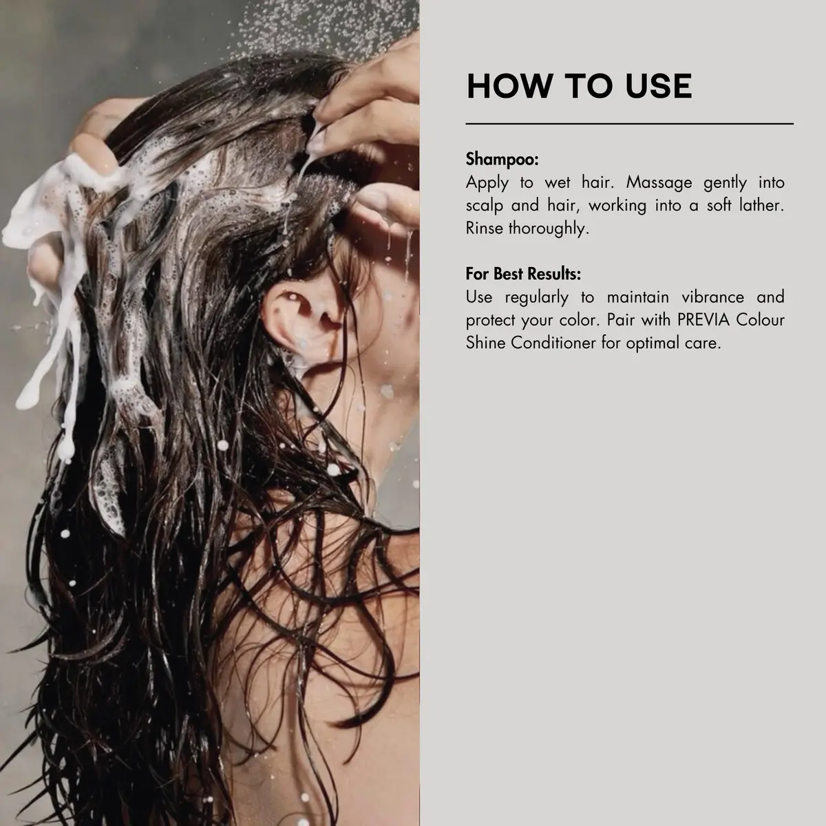 PREVIA Keeping After Color Protective Shampoo 100ml | Vegan, Sulfate-Free, Paraben-Free for Color Treated Hair - view 6
