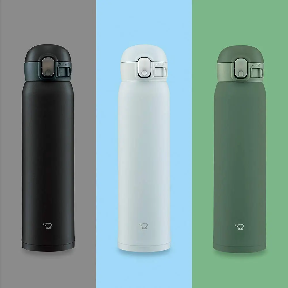 Zojirushi Water Bottle 0.60L | Seamless Stainless Steel Mug, One-Touch, Black - view 2