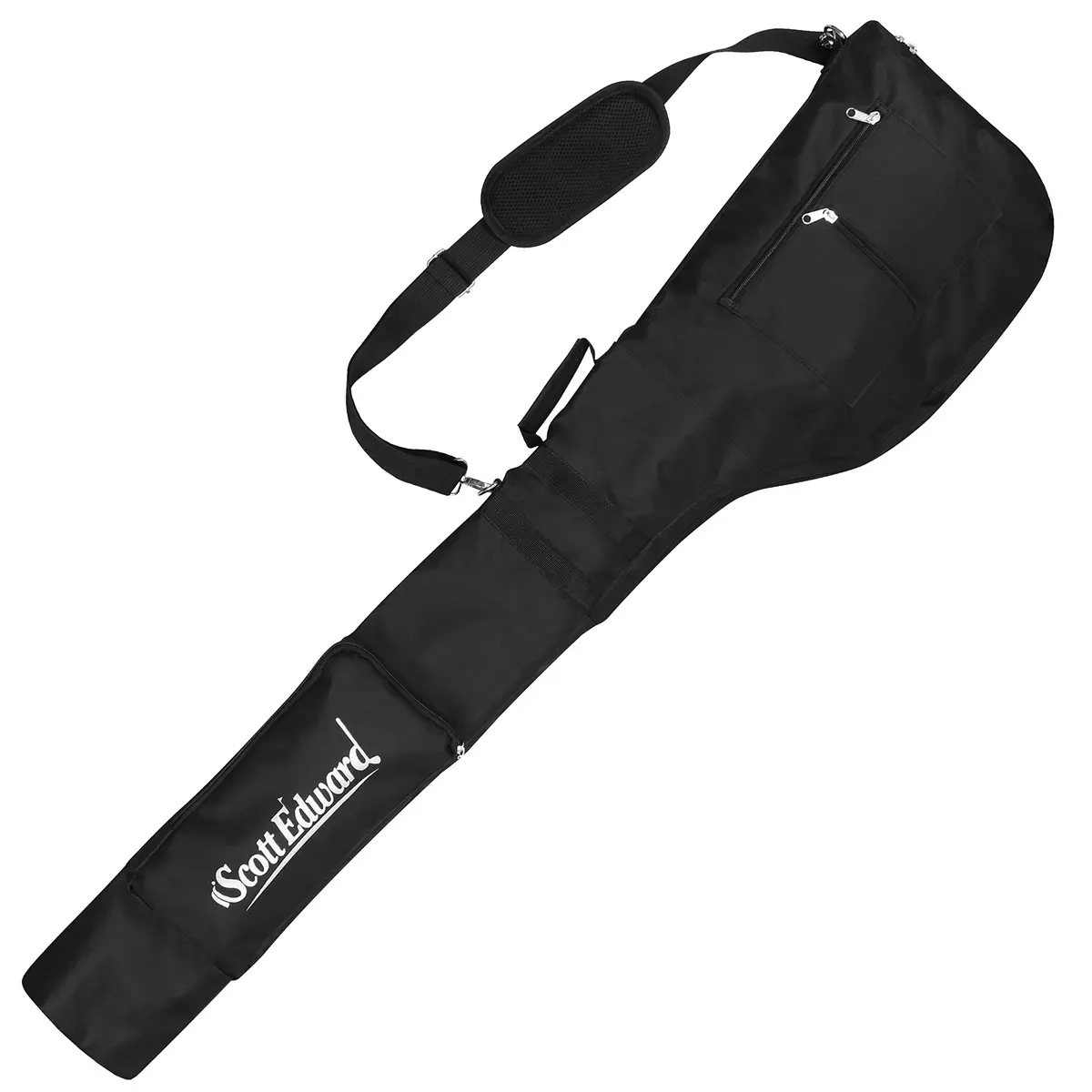 Scott Edward Foldable Golf Club Carry Bag, Portable Sunday Pencil Bag, Lightweight Waterproof Training Case, Holds 7-12 Clubs - main product image