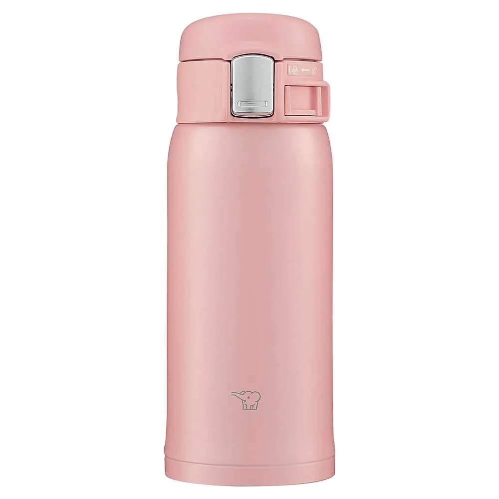 Zojirushi SM-SF36-PA Stainless Steel Mug 360 ml (12.2 fl oz) Pink | Direct Drinking One-Touch Open - main product image