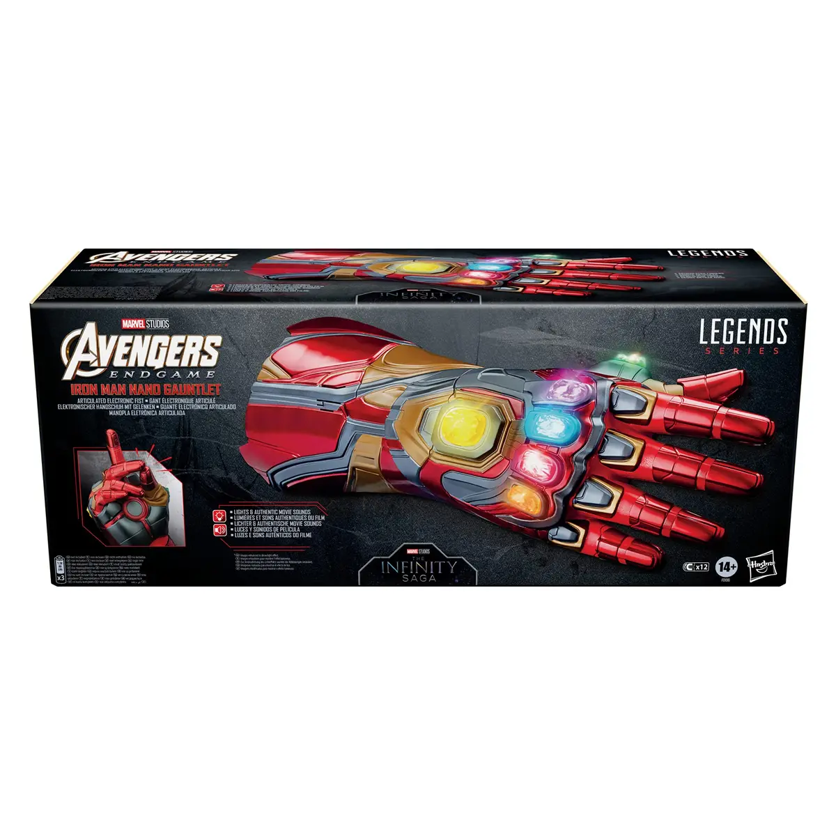 Marvel Legends Iron Man Nano Gauntlet Fist | Movie-Inspired Lights & Sounds, 18 Inch - view 2