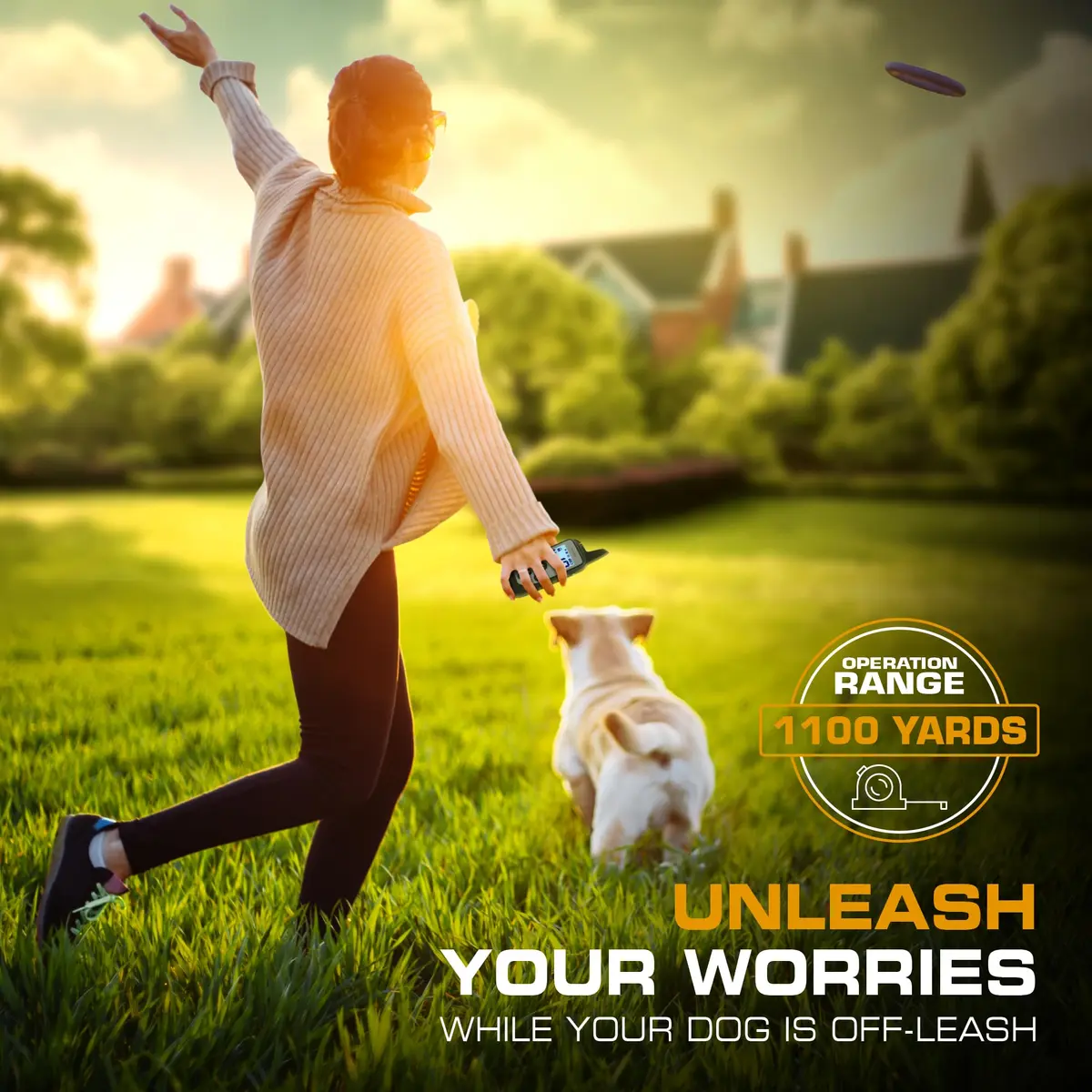 INVIROX 2026 Edition Dog Training Collar with Remote, 123 Levels, 3300ft Range, IP67 Waterproof | Professional E-Collar for Large Dogs - view 3