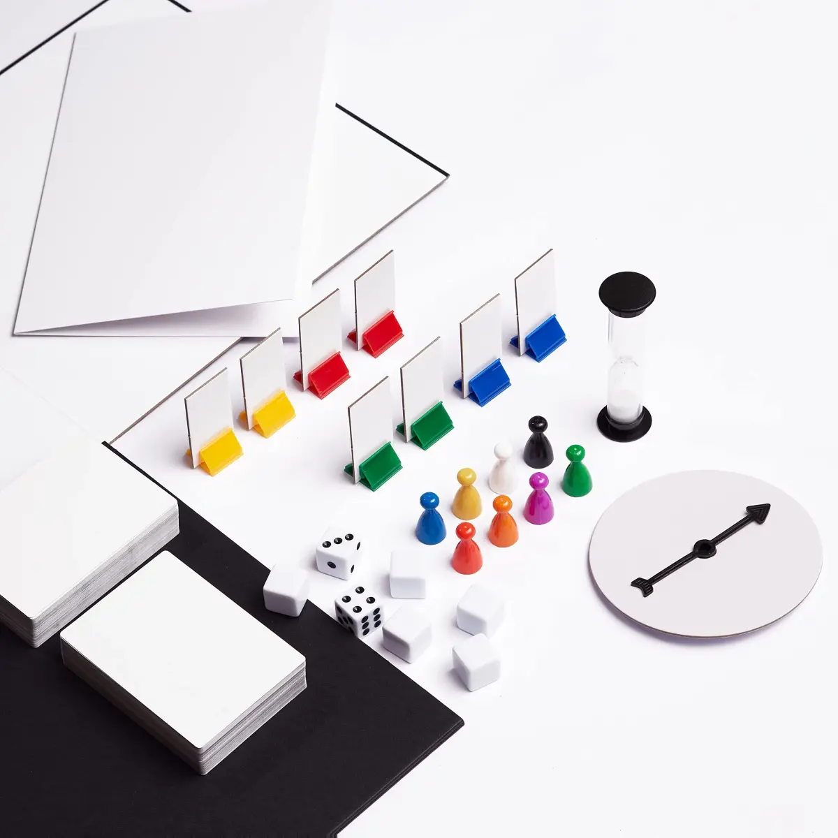 Apostrophe Games Deluxe Create Your Own Board Game Kit with Blank Board & Game Pieces | ASTM-Tested Educational Toy - view 4