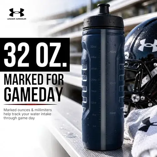 Under Armour Sideline Squeeze Water Bottle 946ml (32 oz) | Quick-Shot Lid for Easy Hydration - view 2