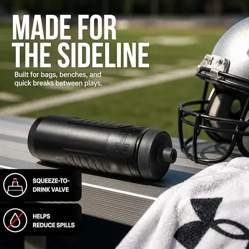Under Armour Sideline Squeeze Water Bottle 946ml (32 oz) | Quick-Shot Lid for Easy Hydration - view 4