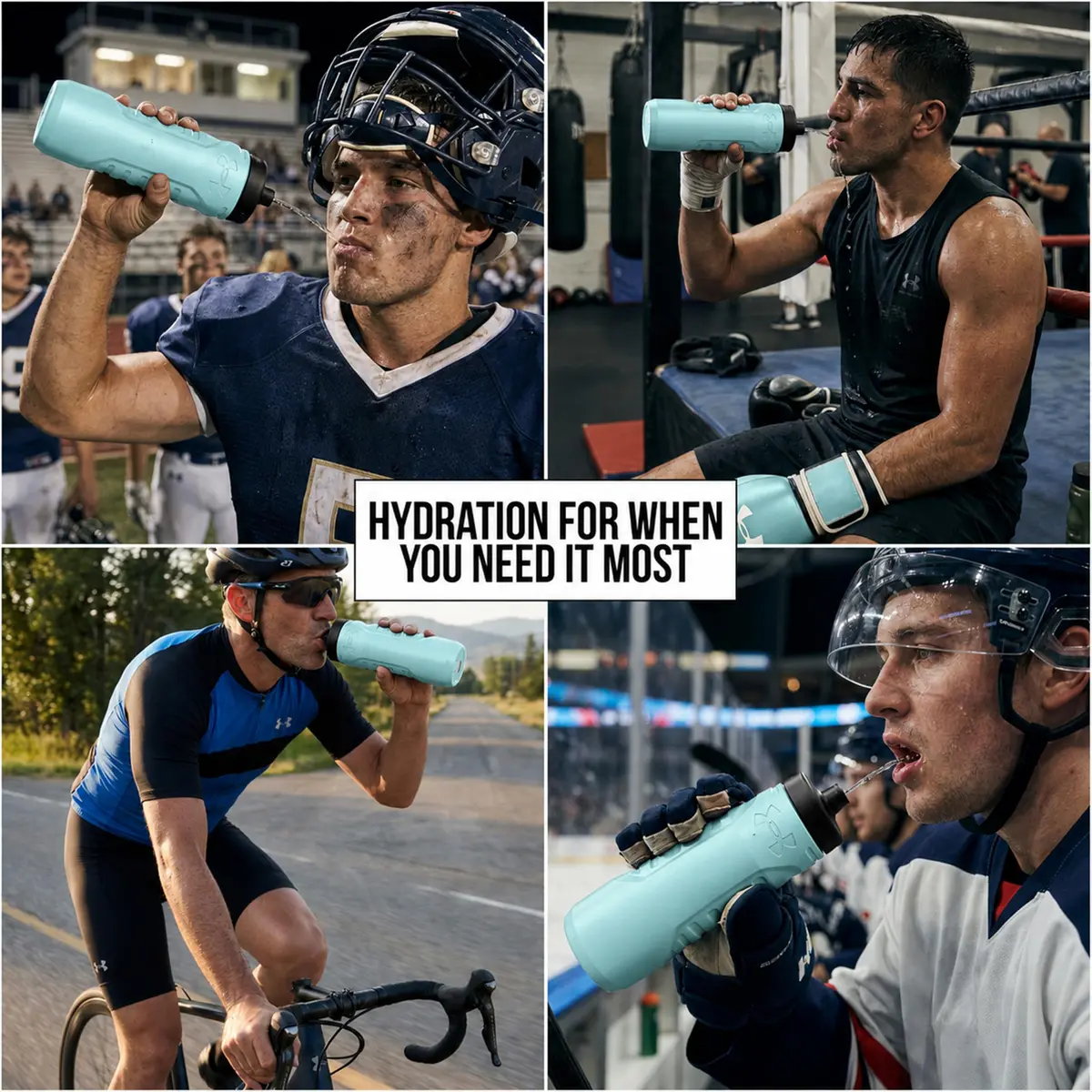 Under Armour Sideline Squeeze Water Bottle 946ml (32 oz) | Quick-Shot Lid for Easy Hydration - view 6