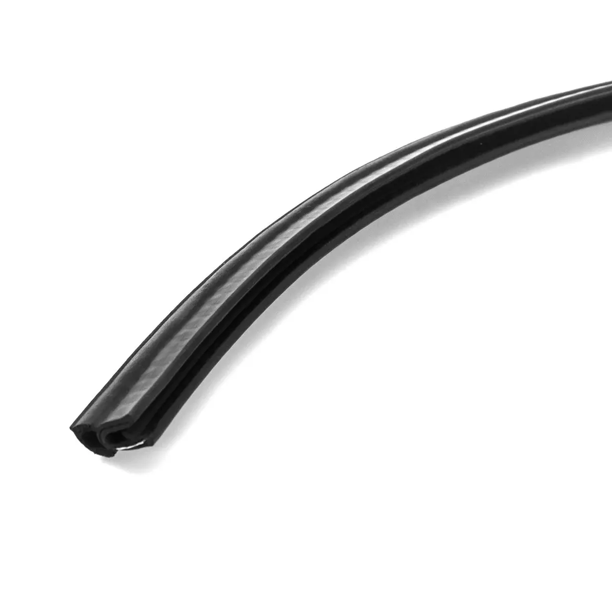 QWORK 20 Feet EPDM Rubber Trim Seal with Top Bulb | Fits Edge 1/16" to 1/8" | Durable Water & Dust Barrier - view 3