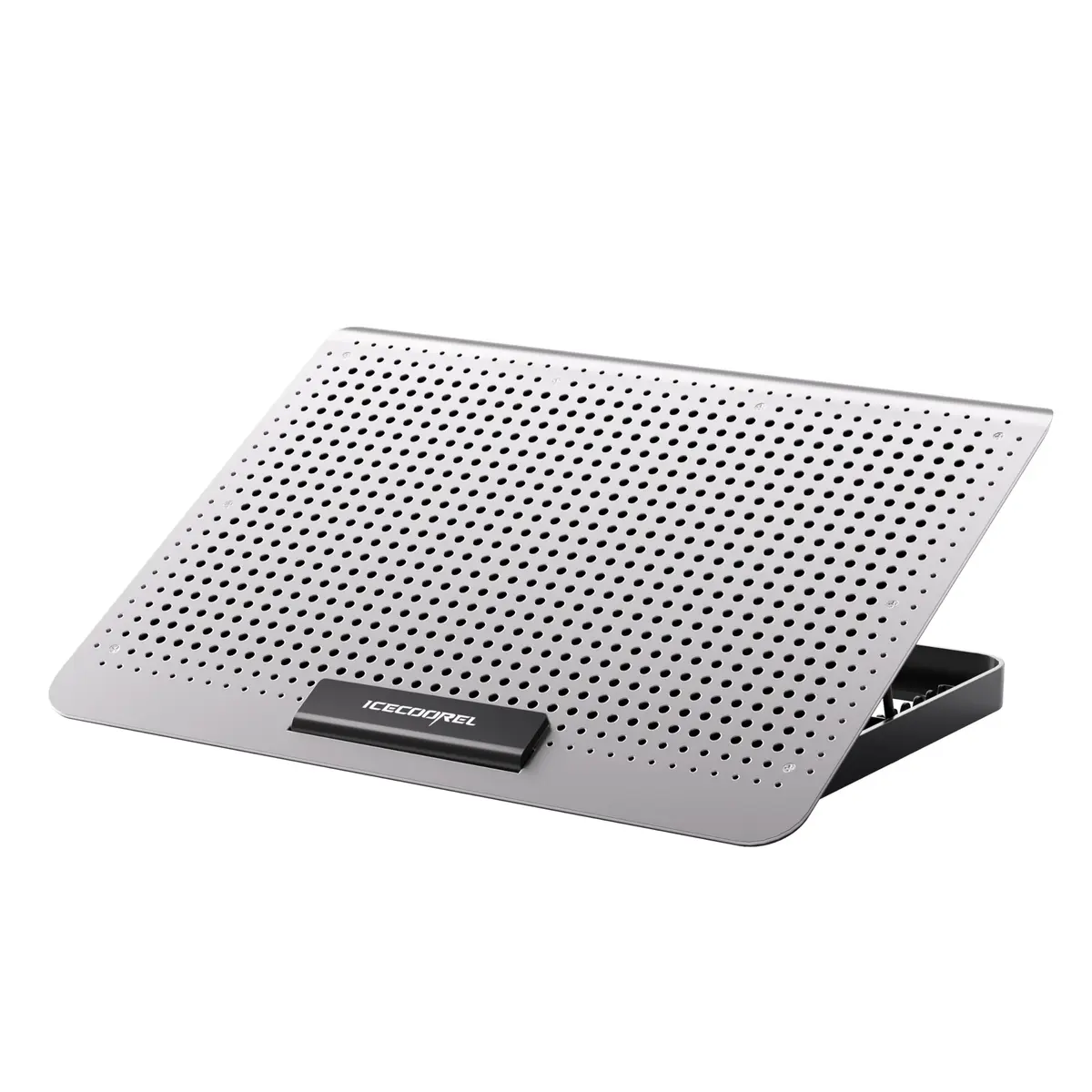 ICE COOREL Aluminum Laptop Cooling Pad with 7 Height Adjustment | Slim, Quiet & Durable (70-120 chars) - main product image