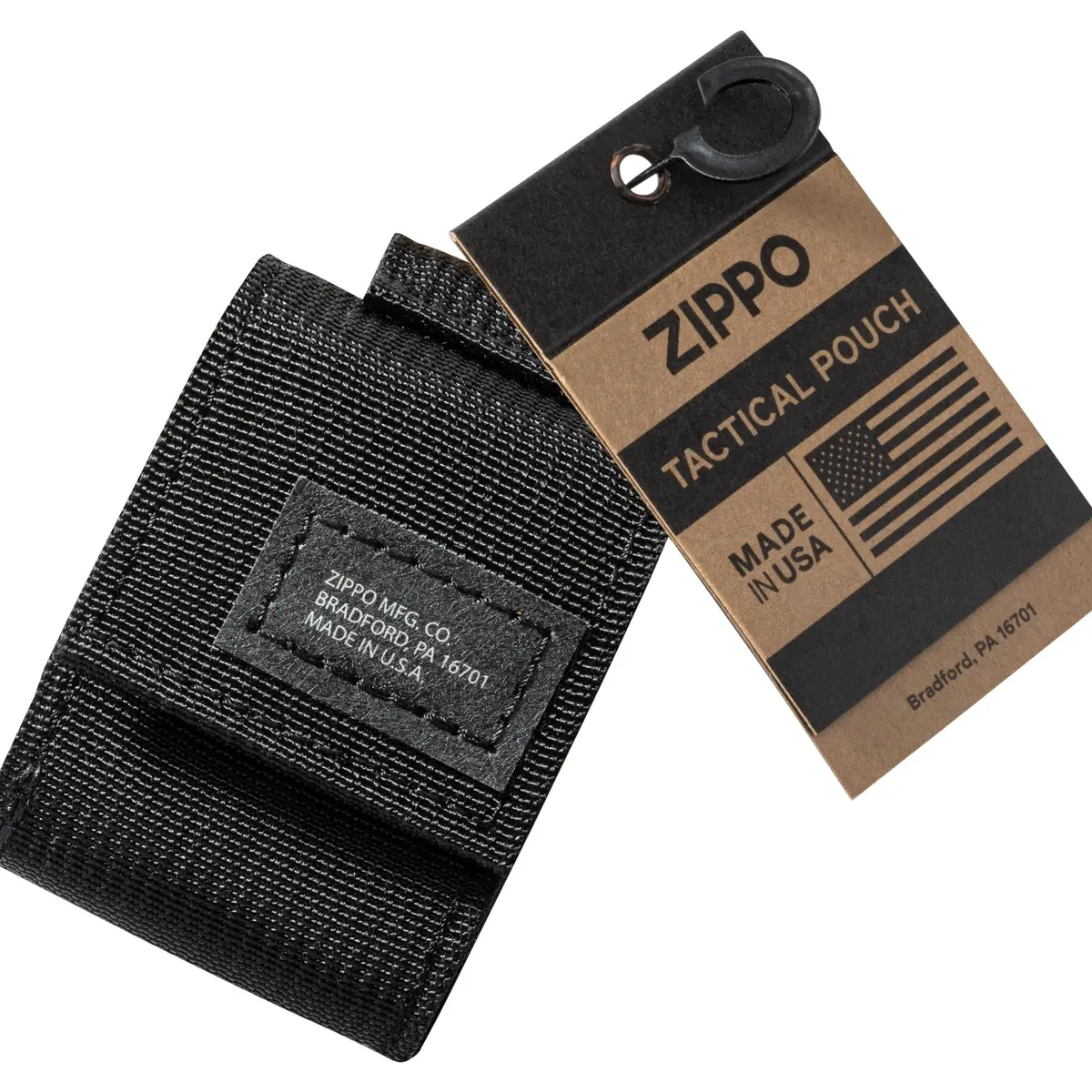 Zippo Utility Holster Pouch Black | Military-Grade Nylon, Versatile & Durable - view 3