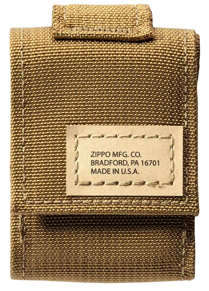 Zippo Coyote Tactical Lighter Pouch | Military Spec Nylon with Hook & Loop Closure - main product image