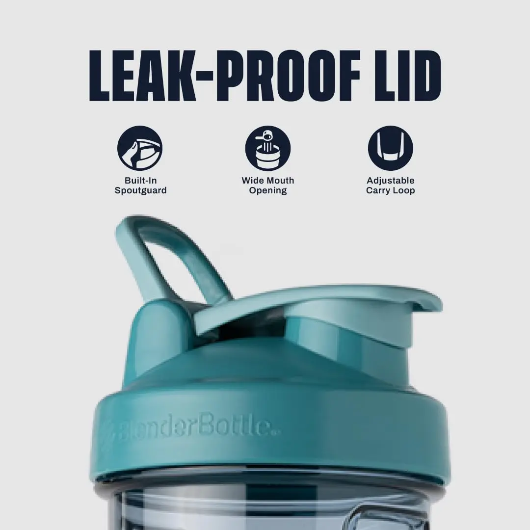 BlenderBottle Pro Series Shaker Bottle 710ml (24 oz) | Leak-Proof Mixing for Protein Shakes & Smoothies - view 2