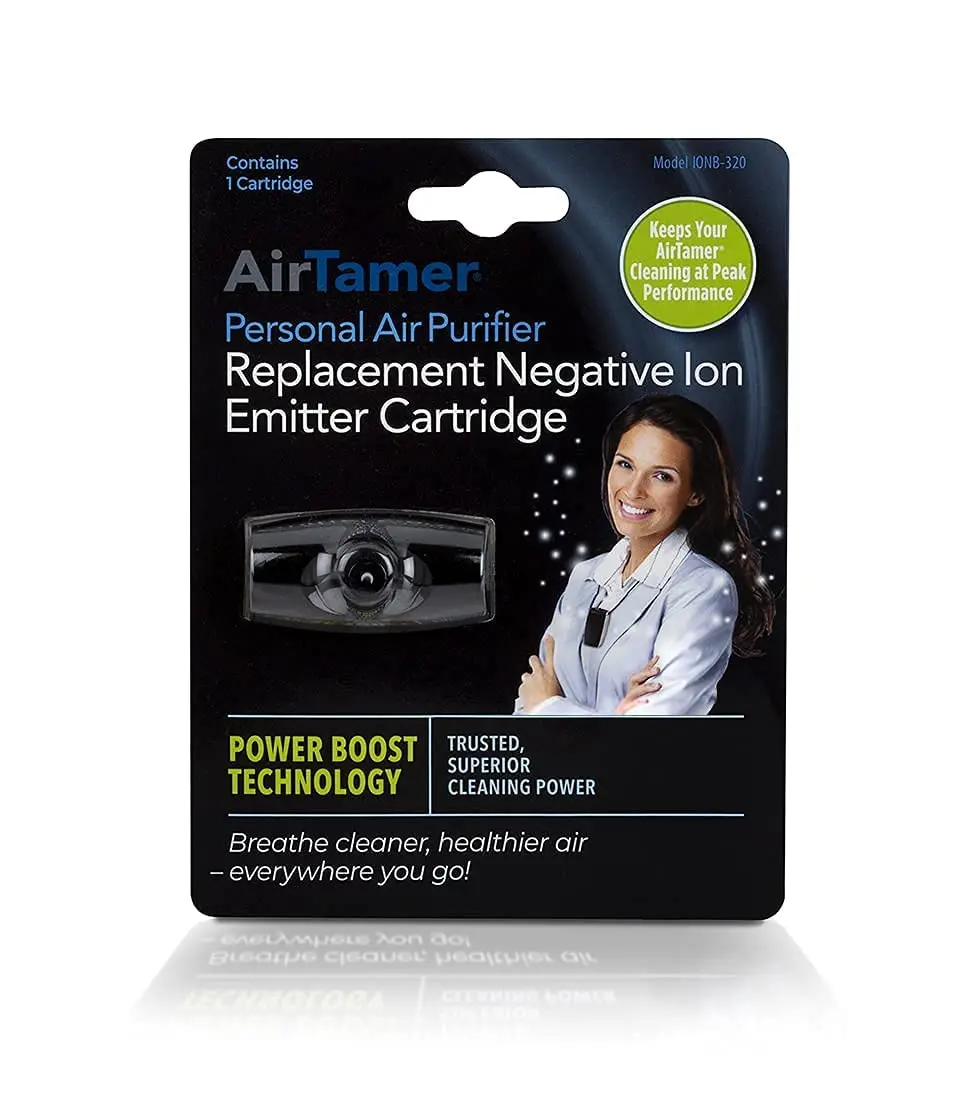 AirTamer A320 Replacement Negative Ion Emitter Cartridge | Black, 1-Pack - main product image