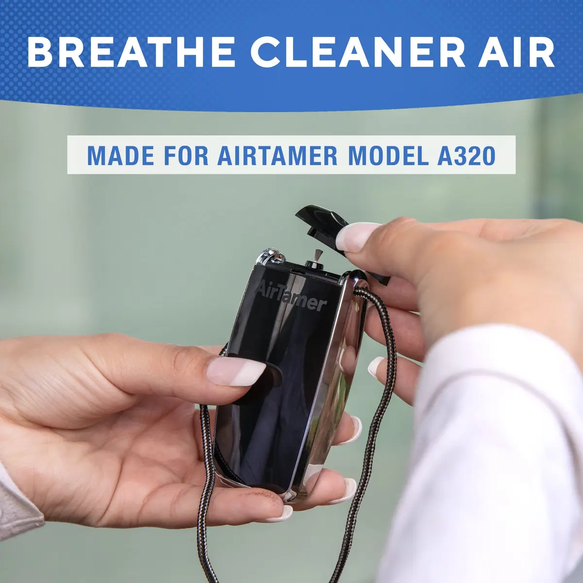 AirTamer A320 Replacement Negative Ion Emitter Cartridge | Black, 1-Pack - view 5