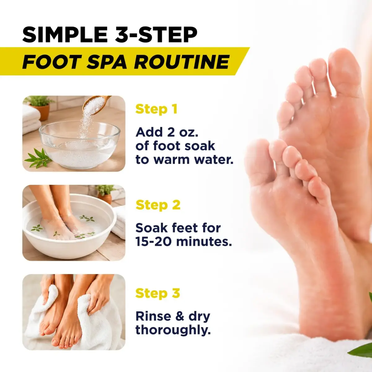 FOOT CURE Citrus Detox Epsom Salt Foot Soak 454 g (16 oz) | Cleanses & Revives Skin Tone - view 4