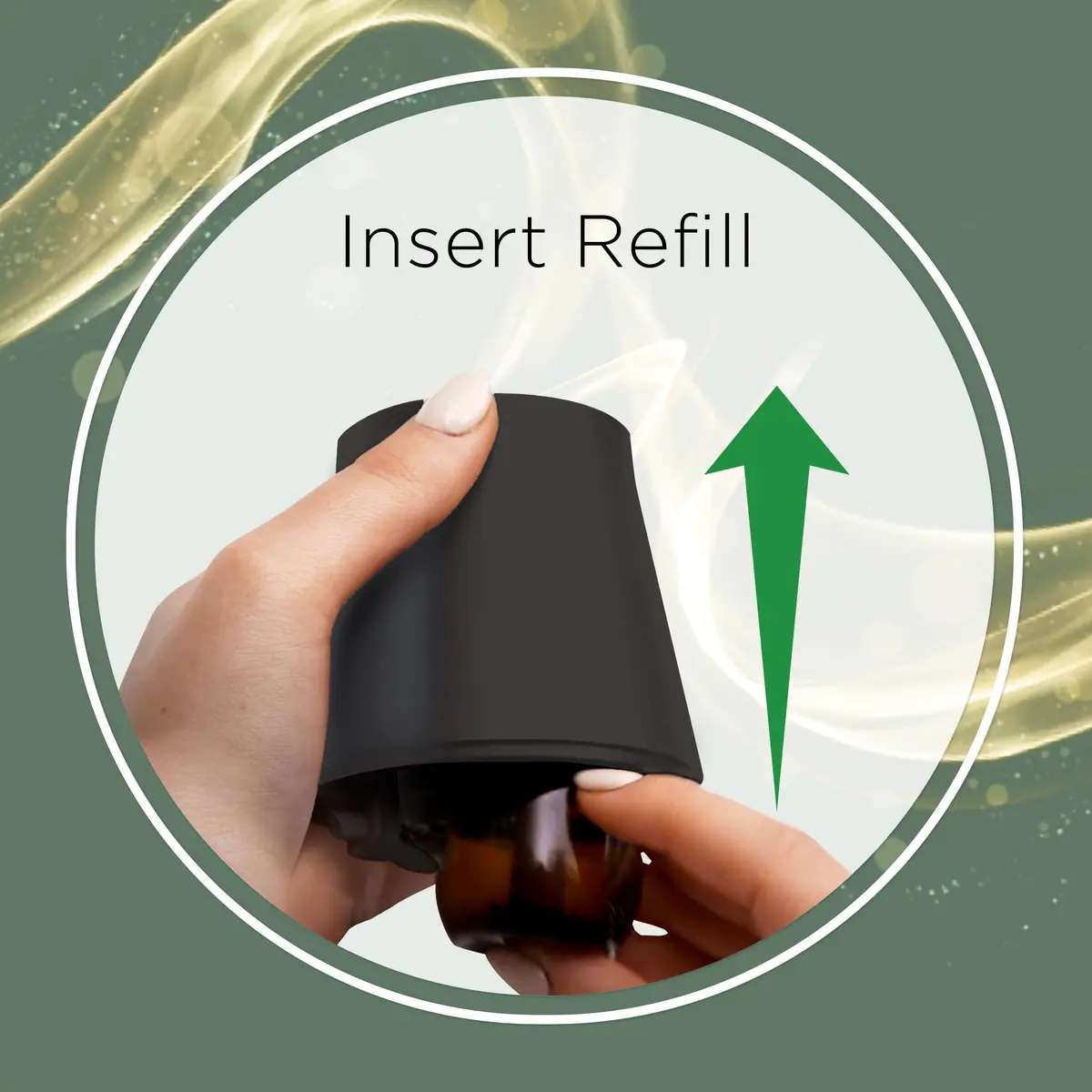 Air Wick Essential Mist Diffuser with Essential Oils, Black, 10 fl oz | Cordless & Portable for Home Fragrance - view 7