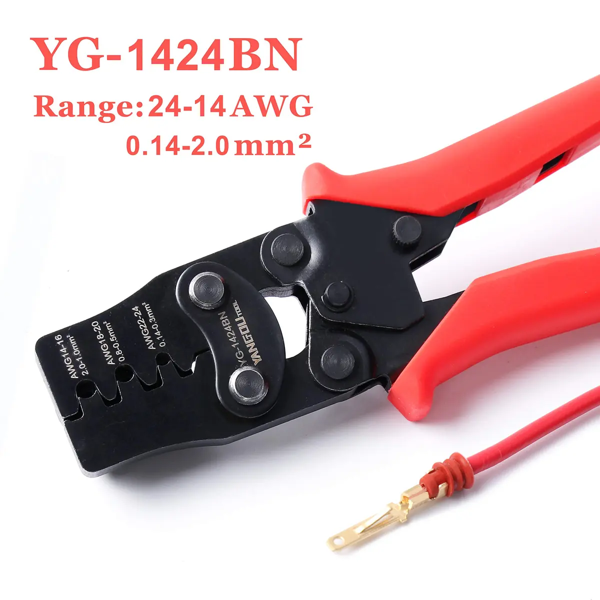 Yangoutool Crimping Tool for AWG 24-14 | Versatile Weather Pack & Metri-Pack Crimper - view 6