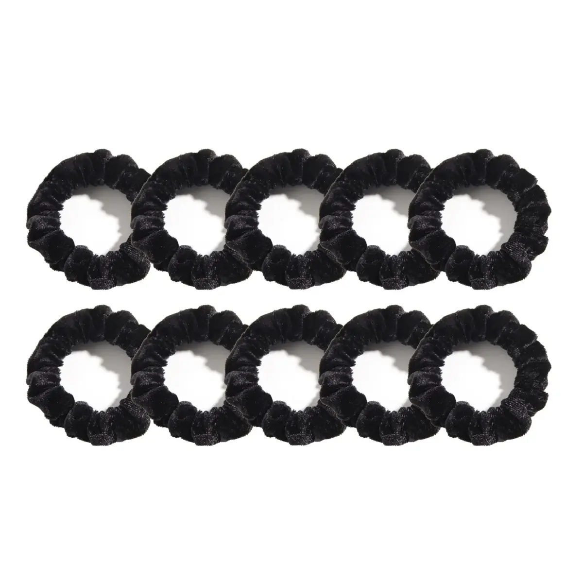 LFOUVRE Small Velvet Scrunchies 7cm (2.7 inches) | Gentle Hold for All Hair Types - main product image