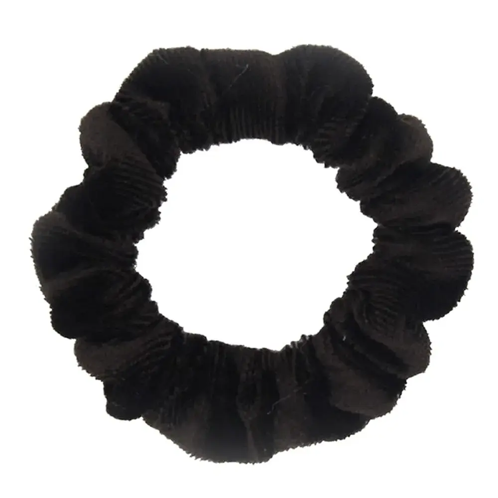 LFOUVRE Small Velvet Scrunchies 7cm (2.7 inches) | Gentle Hold for All Hair Types - view 2