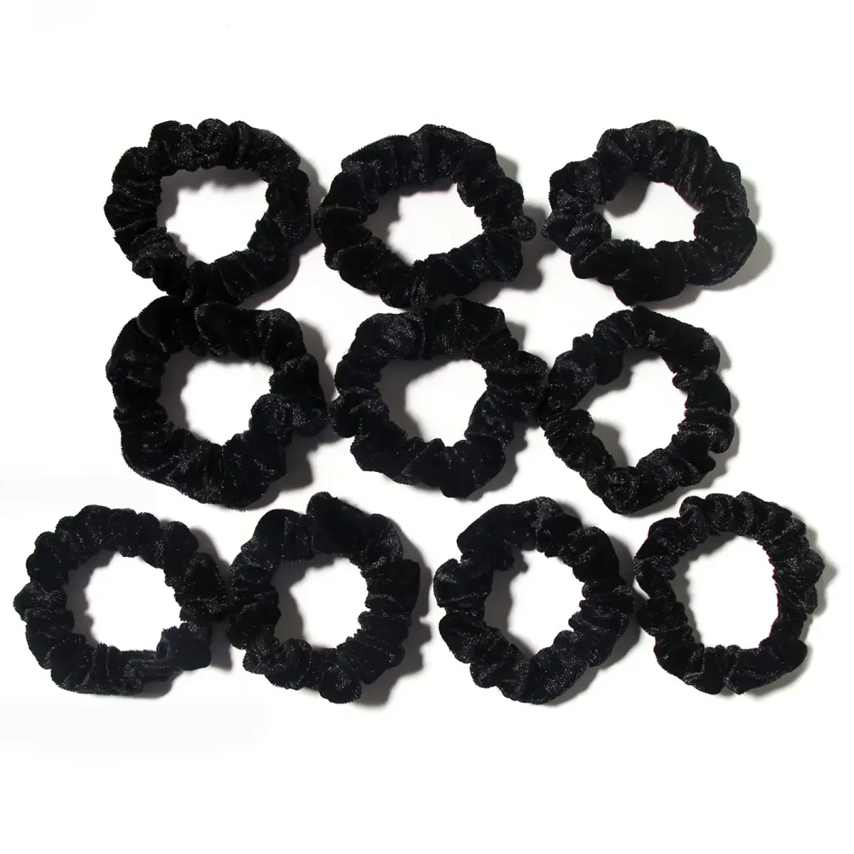 LFOUVRE Small Velvet Scrunchies 7cm (2.7 inches) | Gentle Hold for All Hair Types - view 3