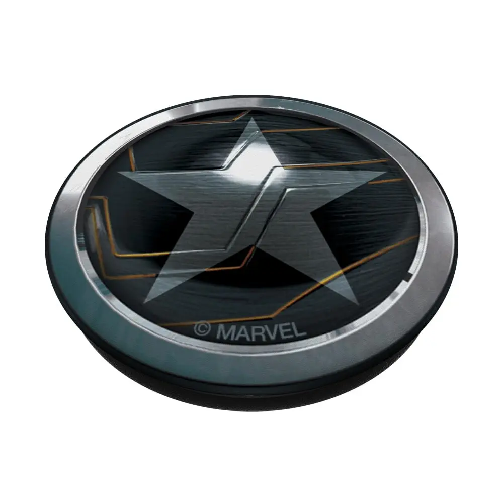 Marvel The Falcon and The Winter Soldier Bucky Barnes Icon PopSockets Adhesive PopGrip | Official Marvel Merchandise, Black - view 2