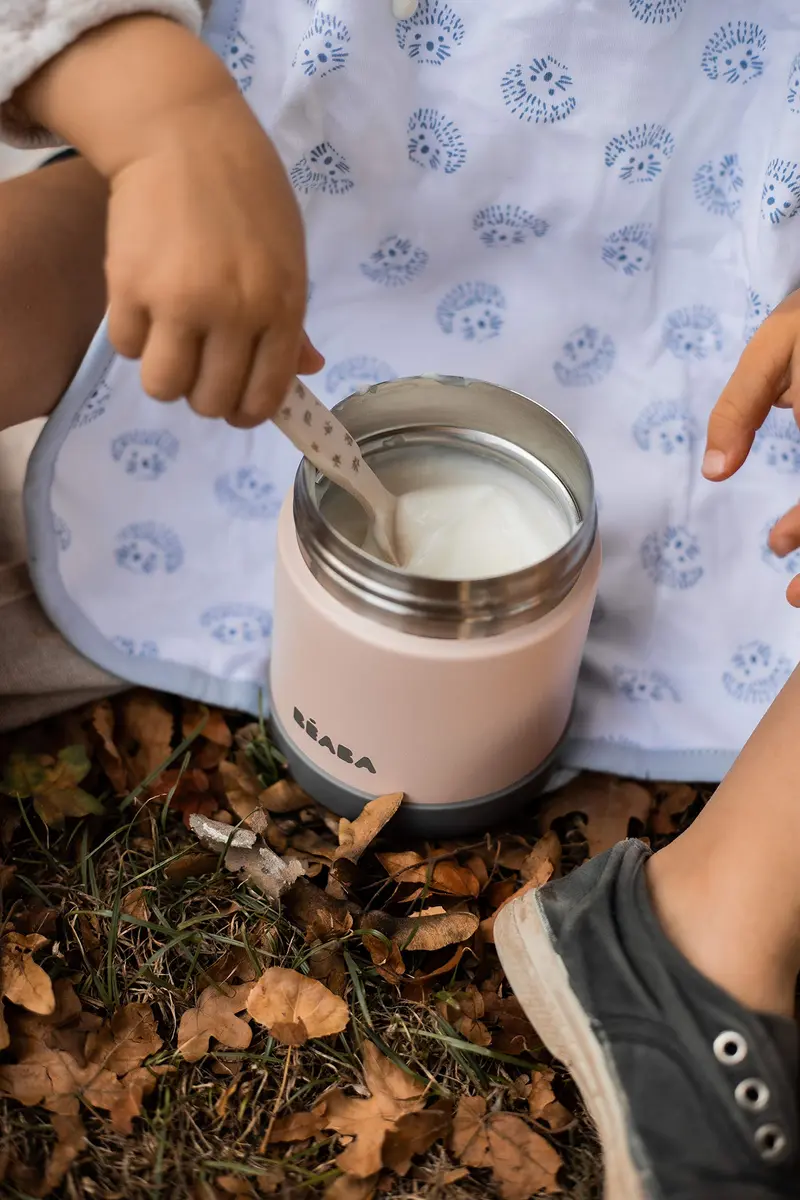 Béaba Stainless Steel Insulated Food Jar 10 oz | Kids Thermos, Leakproof, Keeps Food Hot & Cold - view 6