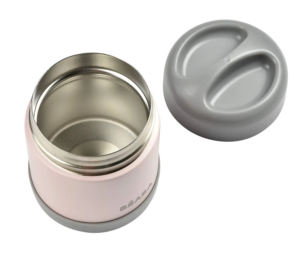 Béaba Stainless Steel Insulated Food Jar 10 oz | Kids Thermos, Leakproof, Keeps Food Hot & Cold - view 2